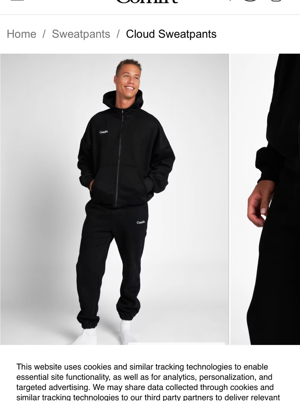 Cloud Sweatpants in Black - Casual Jogger